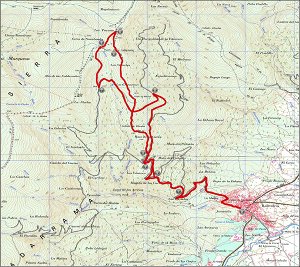 Mapa de la ruta